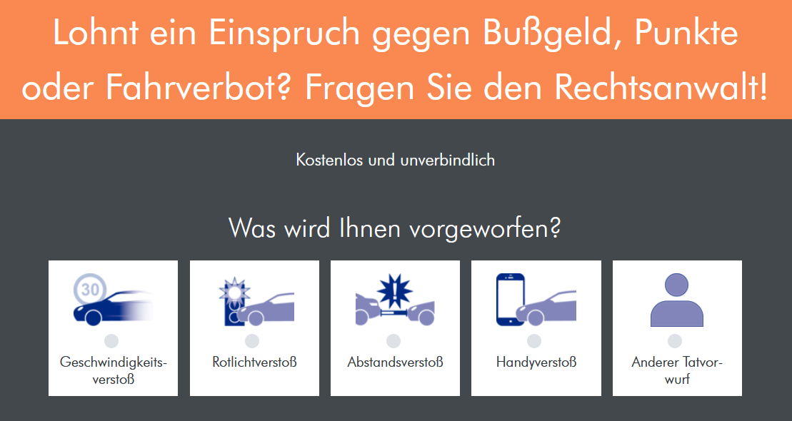 Bußgeldcheck